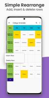 Timetable & Schedule Maker اسکرین شاٹ 3
