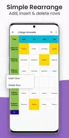 Timetable & Schedule Maker captura de pantalla 3