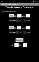 Time Difference Calc. screenshot 1