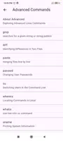 Linux Commands تصوير الشاشة 3