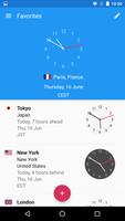 World Clock الملصق