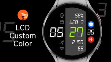 LCD Custom Color Watch Face 海报
