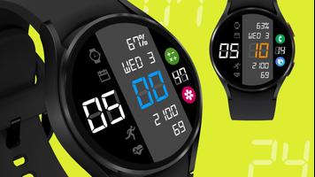 LCD Custom Color Watch Face 截图 1