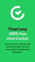 Time Tracking App TimeCamp पोस्टर