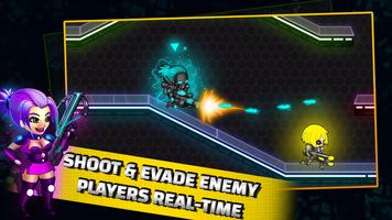 Neon Blasters Multiplayer Game تصوير الشاشة 3