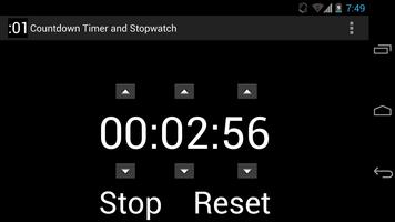 Countdown Timer and Stopwatch capture d'écran 1