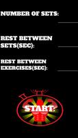 Gym Countdown Timer plakat