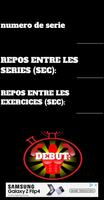 Compte à rebours du gymnase Affiche