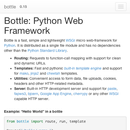 python bottle doc APK