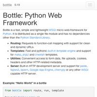 python bottle doc Screenshot 1