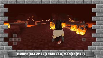 MCPE Chainsaw man Mod 截圖 3