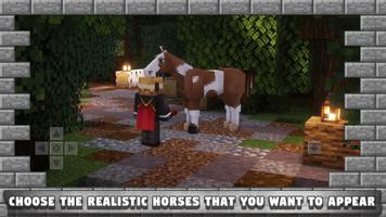 Realistic Horses for MCPE captura de pantalla 2
