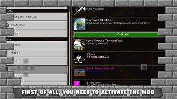 Java mod for MCPE Affiche