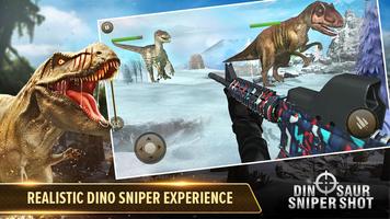 Dinosaur Sniper Shot Affiche