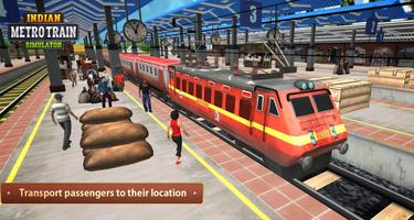 Indian Metro Train Sim 2020 Affiche