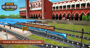 Indian Metro Train Sim 2020 syot layar 1