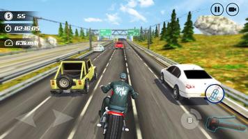 Highway Moto :Traffic Race اسکرین شاٹ 2