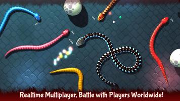 3D Snake . Io - war simulator تصوير الشاشة 2