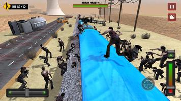 Train shooting - Zombie War screenshot 3