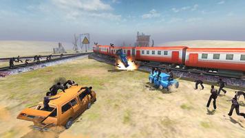 Train shooting - Zombie War 截图 1