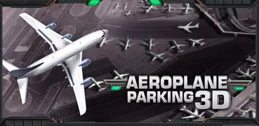 Avión, estacionamiento, 3D