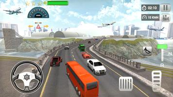 Mountain Bus Racing 3D captura de pantalla 1