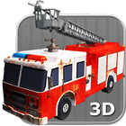 Brandwagen simulator-icoon