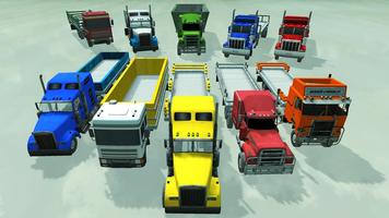 Transporter Truck Driving 3D syot layar 3