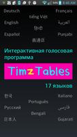 TimzTables12 Таблица умножения постер