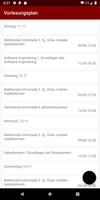 Vorlesungsplan DHBW Screenshot 1