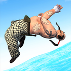 Flip Jump Trampoline Stunt man icon