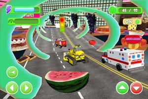 Crush Toy Car: Aventure alimentaire capture d'écran 1