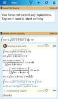 Equation Editor and Q&A Forum पोस्टर