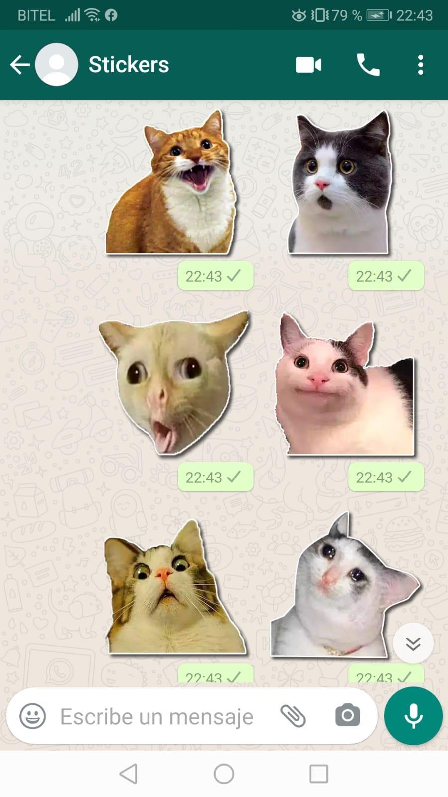 Android İndirme için Stickers Memes y Adhesivos de Gatos para WhatsApp APK