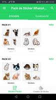 Stickers Memes y Adhesivos de Gatos para WhatsApp 截图 1