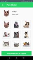 Stickers Memes Adhesivos de Gatos para WhatsApp Ekran Görüntüsü 3