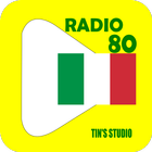 Radio 80 italia 아이콘