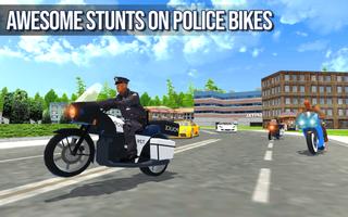 Trafic Police Moto Chasse - Police Bicyclette Jeu Affiche