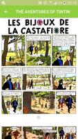 les aventures de tintin & milou plakat