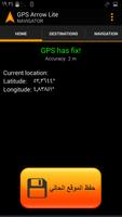 GPS Arrow Navigator LITE الملصق