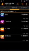 GPS Arrow Navigator LITE captura de pantalla 1