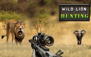 Wild Lion Hunting Deer Survivl poster