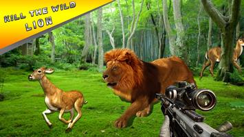 Wild Lion Hunting Deer Survivl screenshot 1