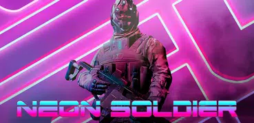 Cyberpunk Neon Soldier 2077