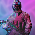 Cyberpunk Neon Soldier 2077 icône