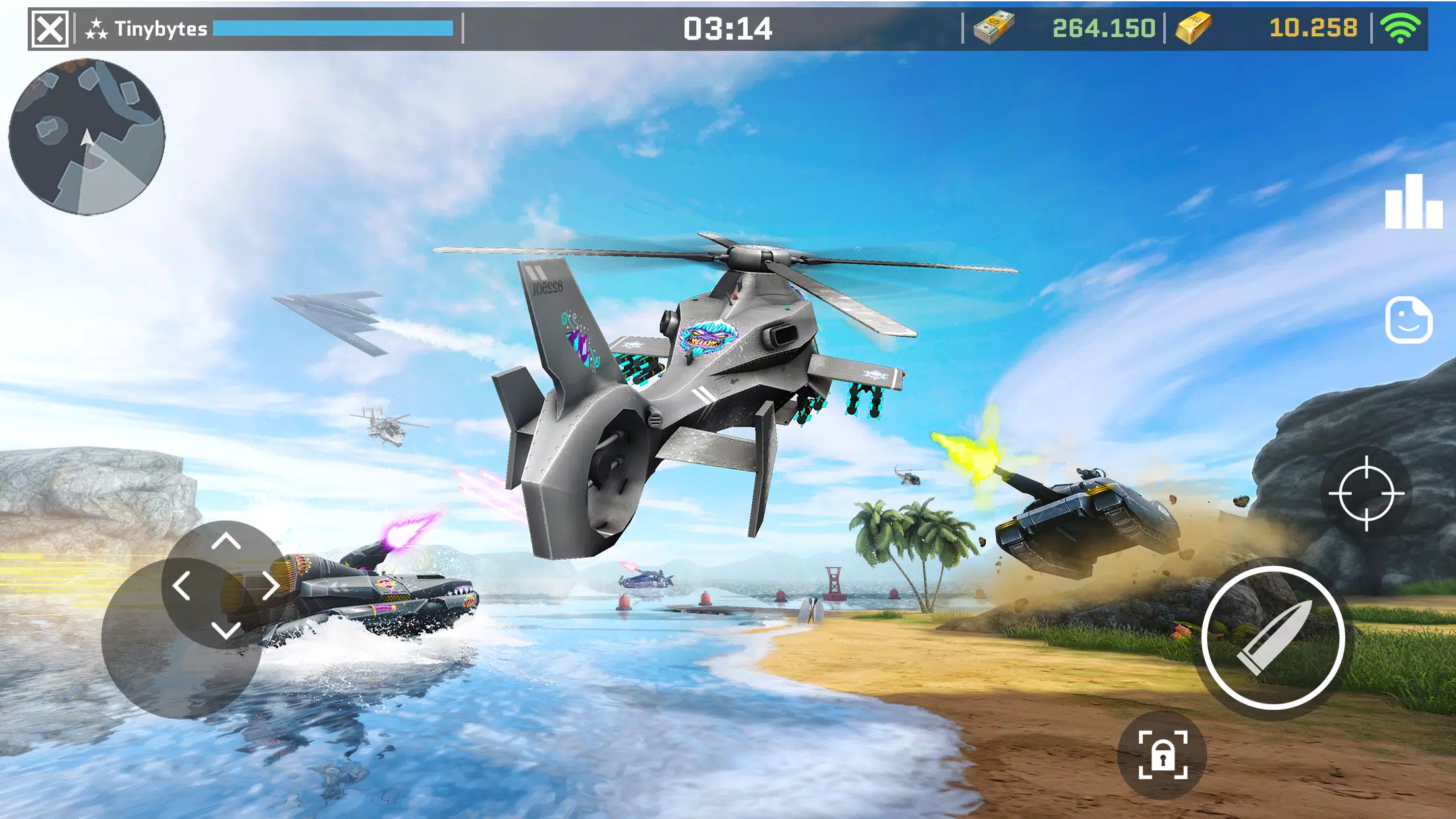 Download Massive Warfare: War of Tanks MOD APK v1.74.358 for Android