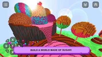 糖女孩世界: 為女孩設計遊戲 海報