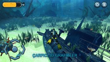 Balık mızrakla tutma oyunu 3D Ekran Görüntüsü 1