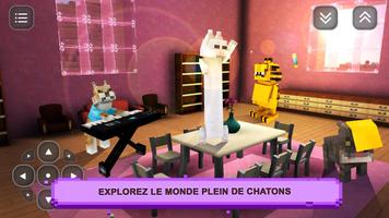 Chats Jeu Craft: Fille Kitty Affiche