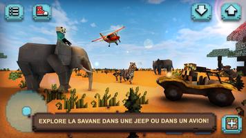 Safari Savane : Animaux Carrés capture d'écran 3